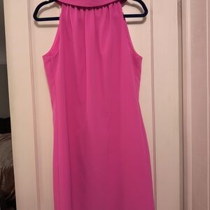 Sail to Sable Pink Halter Sheath Dress